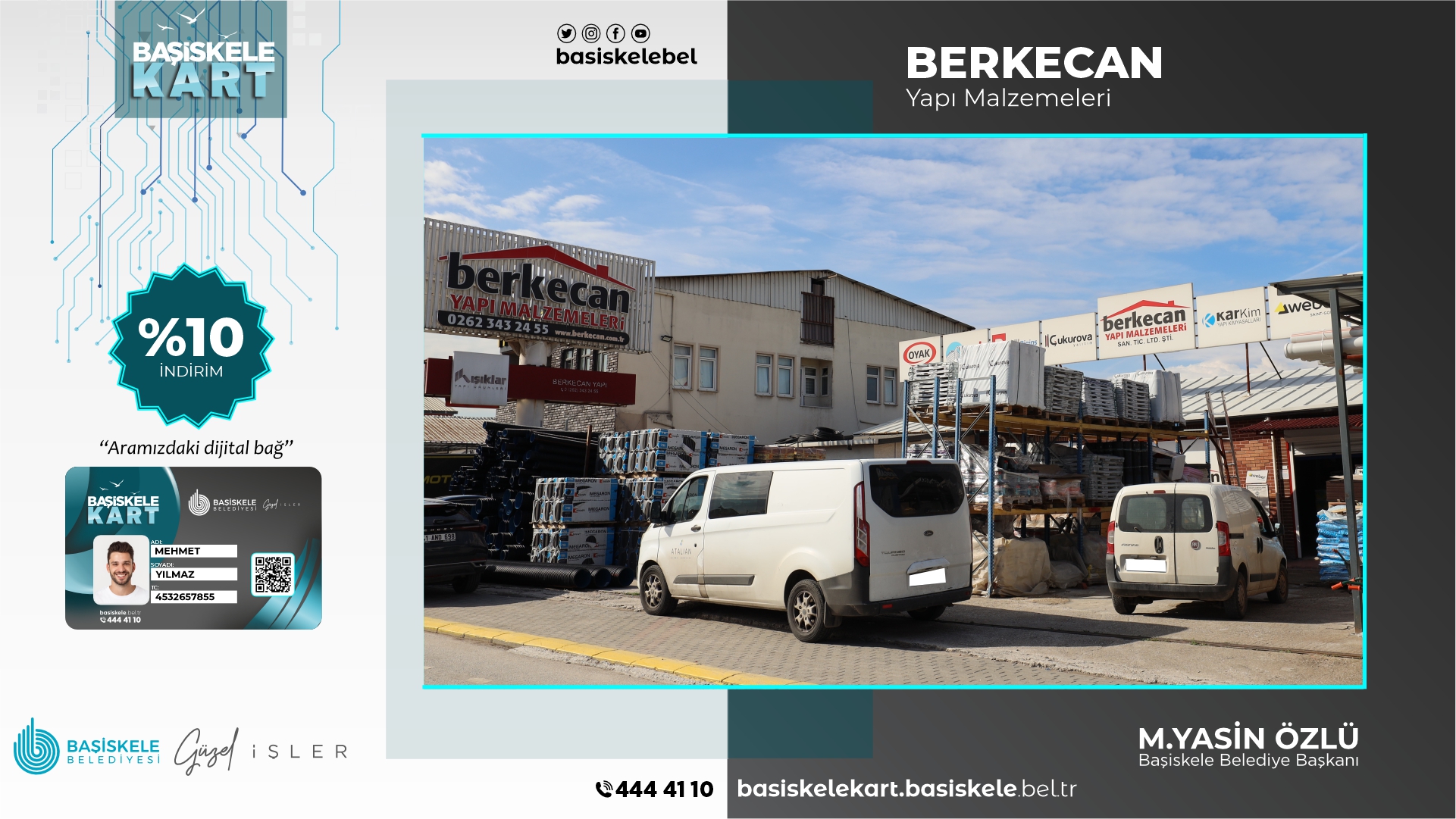 Berkecan Yapı Malzemelerinden Başiskele Kart Kullanıcılarına Özel Kampanyalar