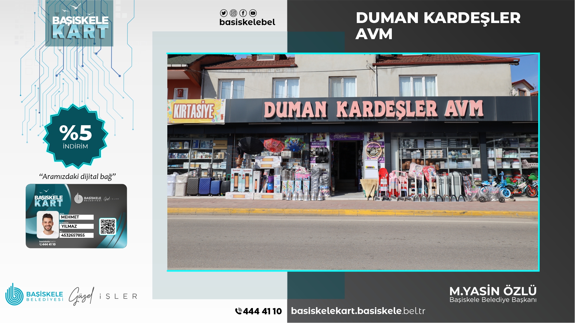 Tüm Ürünlerimizde Başiskele Kart Üyelerine Özel %5 Kampanya