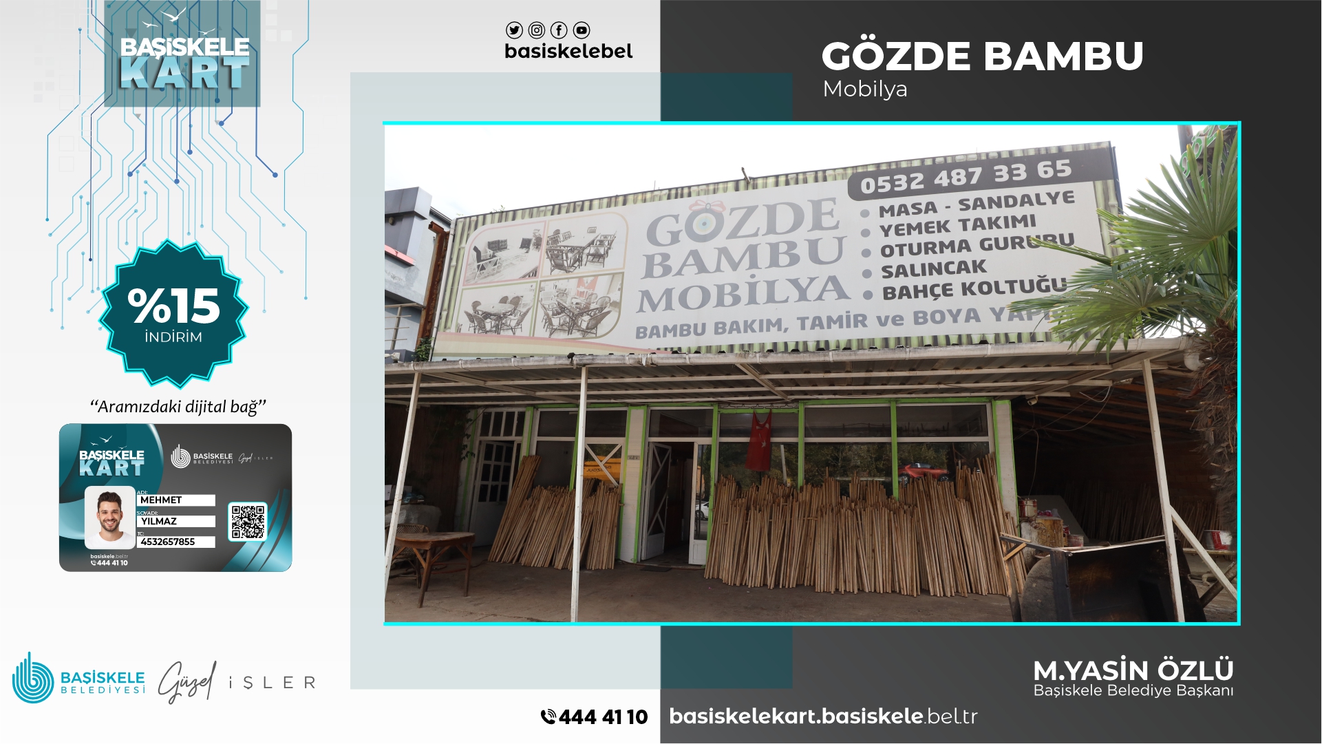 Bambu Çanak Sandalye