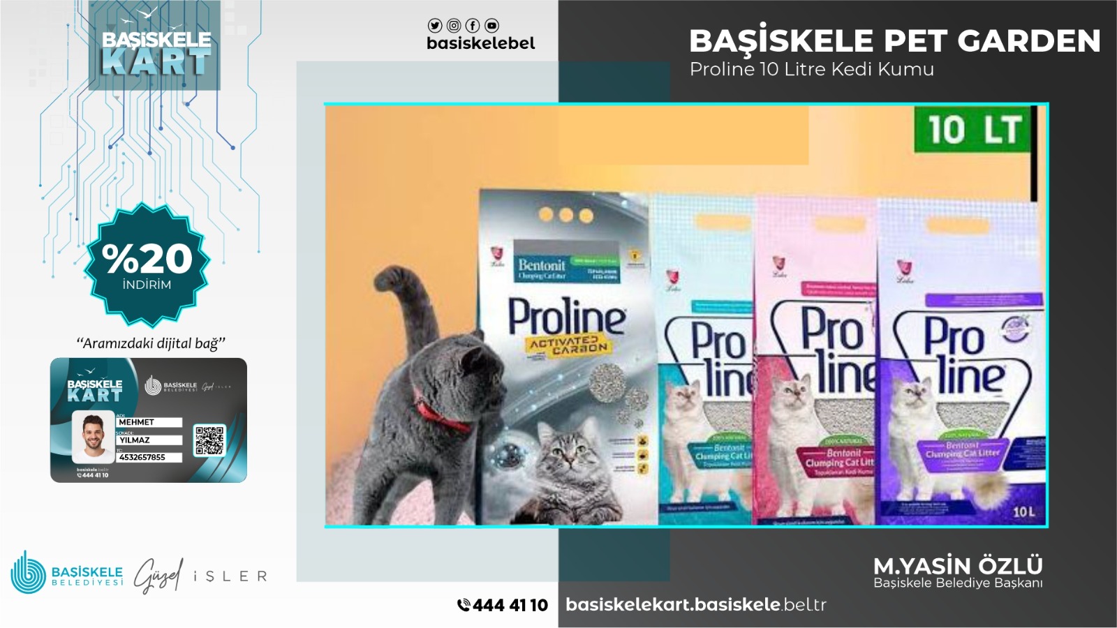 Proline 10 Litre Kedi Kumu