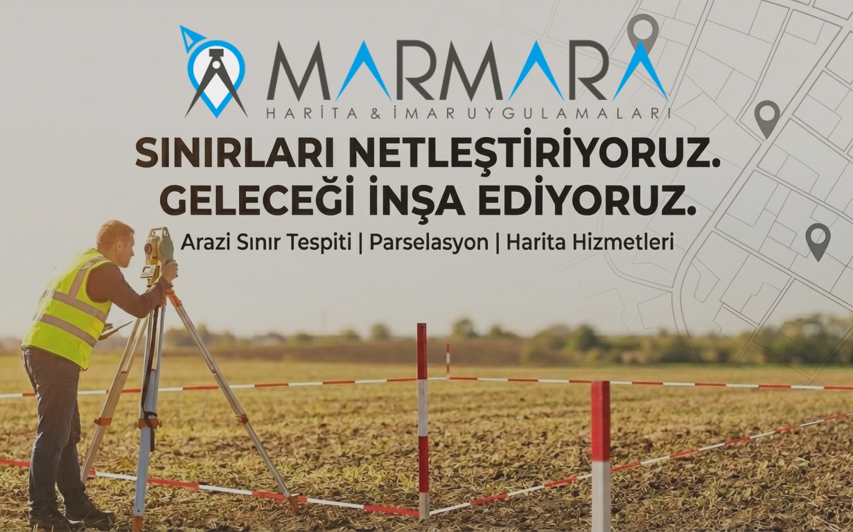 Marmara Harita'dan Arazi Sınır Gösterimleri İşlemlerinde İndirim