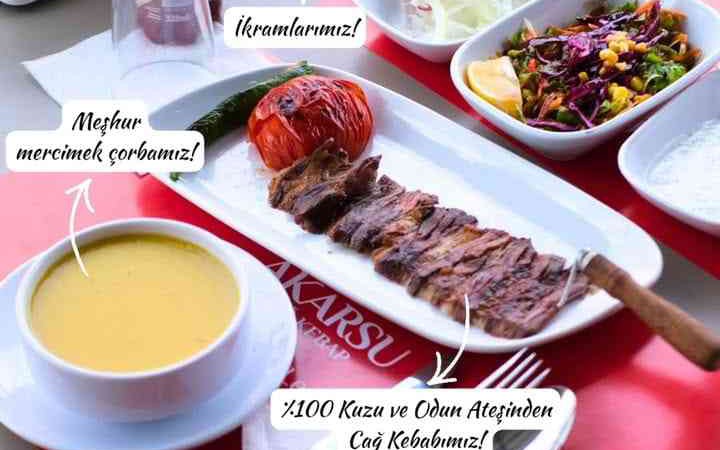 Akarsu Cağ Kebap'ta Başiskele Kart Üyelerine Özel İndirim