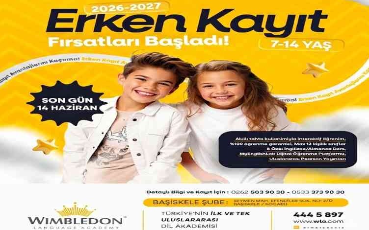 Wimbledon Dil Akademisi Erken Kayıt Başladı