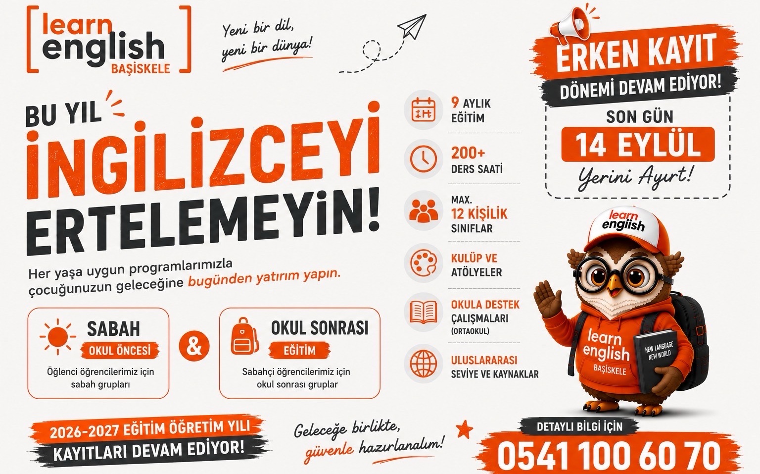 Başiskele Learn English’te Erken Kayıt Fırsatı