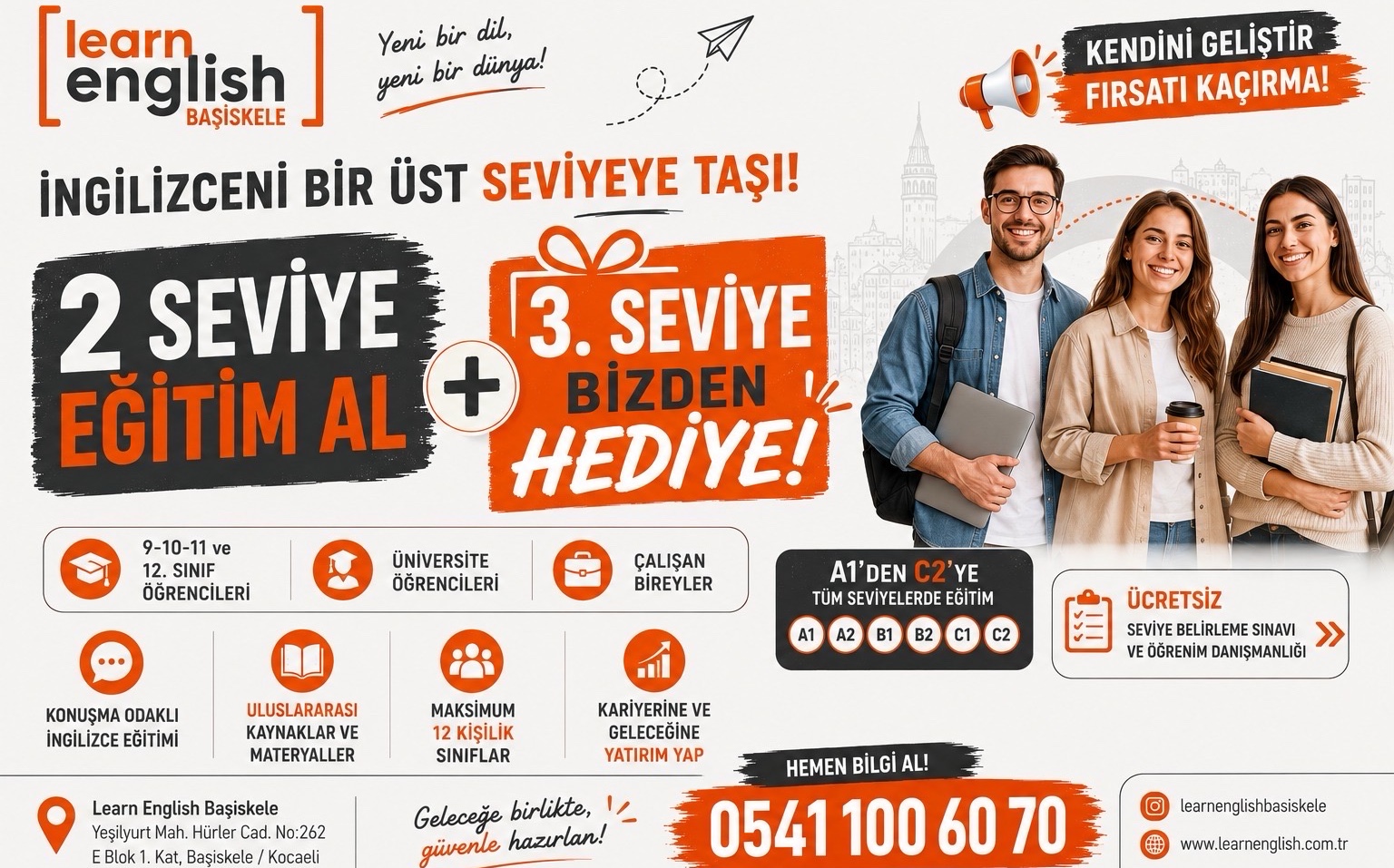 Lise Öğrencileri ve Yetişkinlere Özel İngilizce Eğitimi