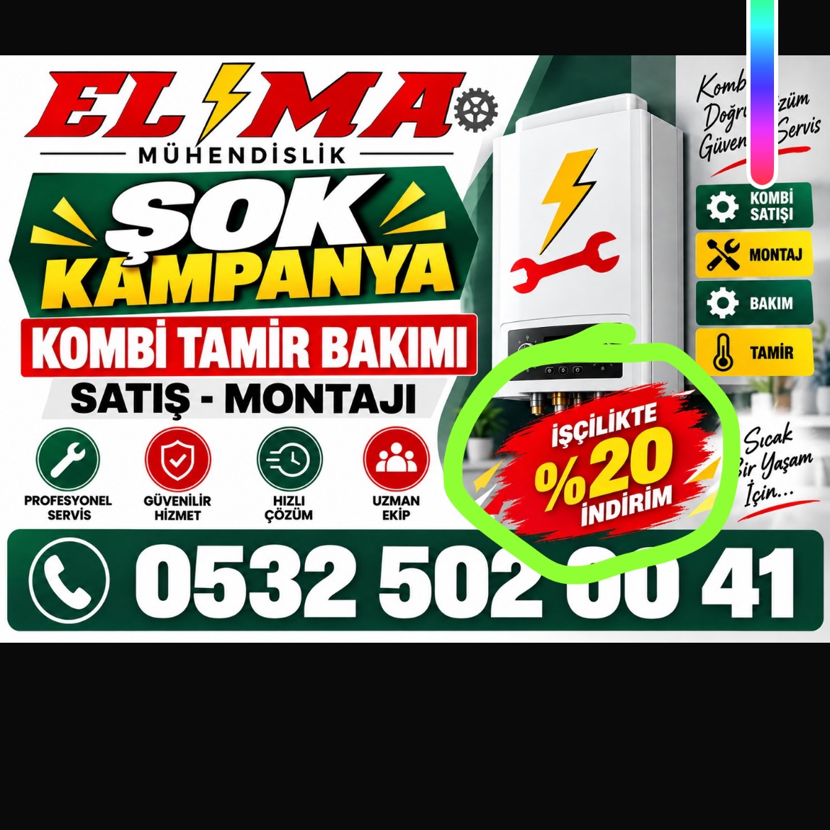 Elma Mühendislik Kombi Bakım